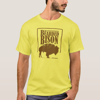 Den skäggiga bisonen t shirt