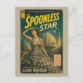 Den Skål-lösa Stjärnans Fantasy Sci-Fi Bokomslag Vykort