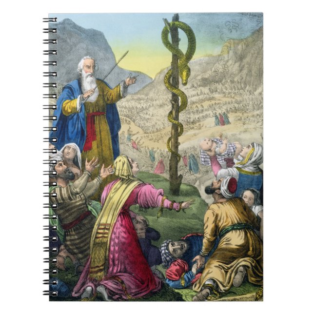 Den skamlösa ormen, från en bibel som skrivs ut av anteckningsbok (Framsidan)