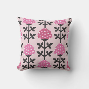 Den skandinaviska vintagen stil klöver blommigt, s kudde