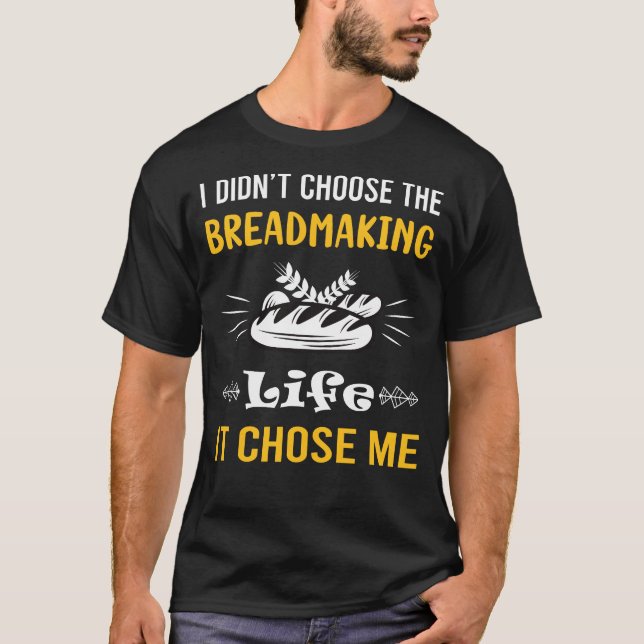 Den Skapar mig vid brödmärkning T Shirt (Framsida)