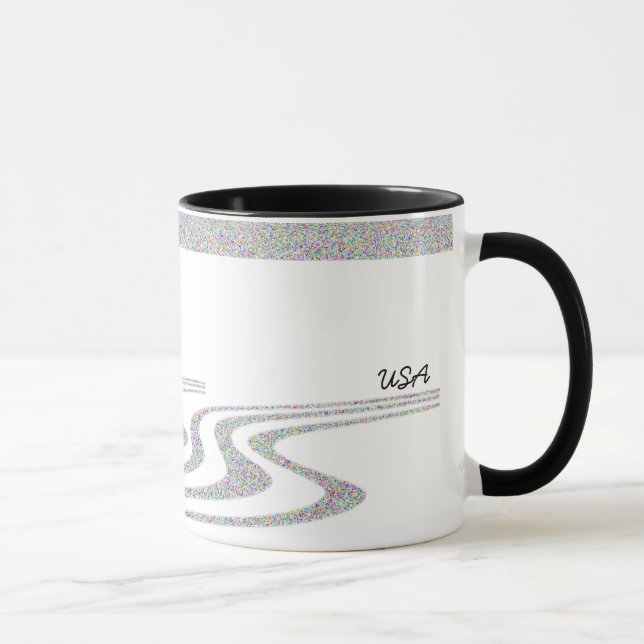 Den skidåkande snömannen - mugg (Höger)