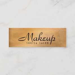 Den skina Makeupkonstnären förkopprar magra Mini Visitkort
