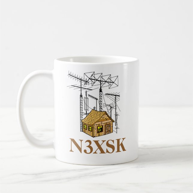 "Den skinka" hyddan Kaffemugg (Vänster)