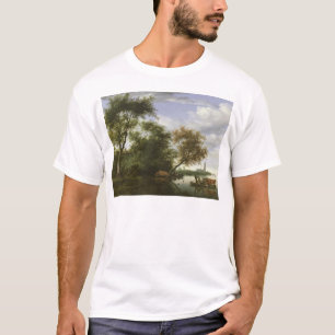 Den skogsbevuxna floden landskap t shirt