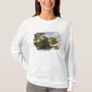 Den skogsbevuxna floden landskap tee shirt