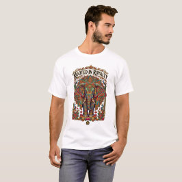 Den sköna jätten: Konstnärlig elefantdesign T Shirt