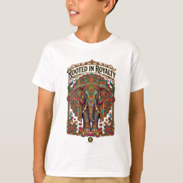 Den sköna jätten: Konstnärlig elefantdesign T Shirt