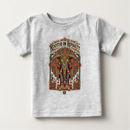 Den sköna jätten: Konstnärlig elefantdesign T Shirt