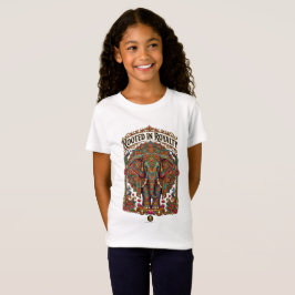 Den sköna jätten: Konstnärlig elefantdesign T Shirt