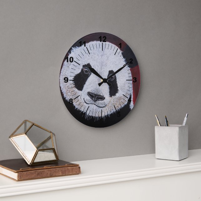 Den skönaste jätten Målning av Alfred Fox Stor Klocka (Kontor)