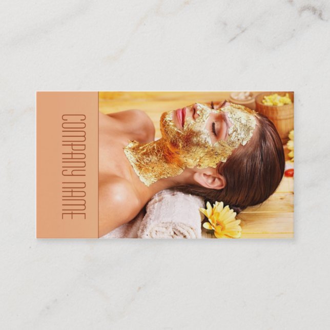 Den skönhetsalongen/massagen/kopplar visitkort (Framsida)