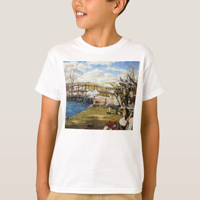 Den sköt hörda 'rundan världen Domenick D'Andrea T Shirt (Framsida)