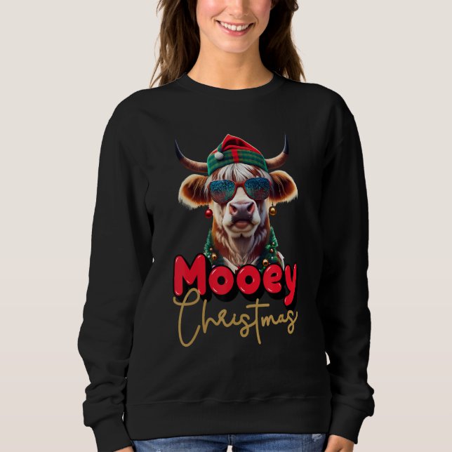Den skotska familjen Lemland Cow Mooey T Shirt (Framsida)