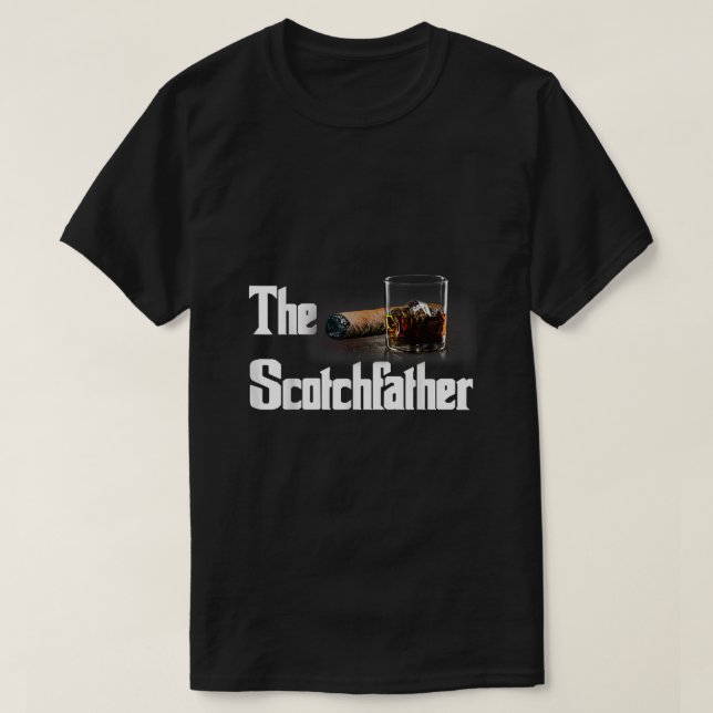 Den skotska Far-lunchen Whiskey Älskare ger från H T Shirt (Design framsida)
