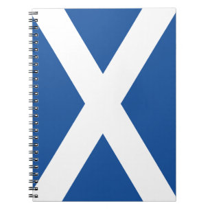 Den skotska flagga Skottland spiral bärbar journal Anteckningsbok Med Spiral