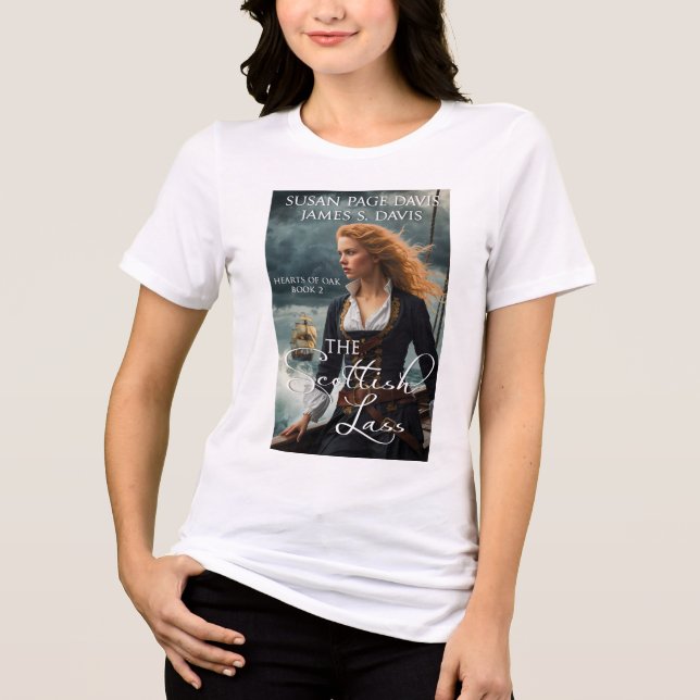 Den skotska flickan t shirt (Framsida)