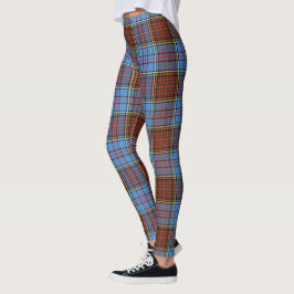 Den skotska Klan Andersson Modern Tartan Women Leg Leggings