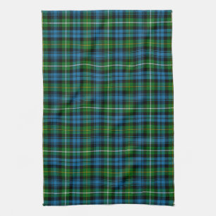 Den skotska Klan Campbell of Argyll Tartan Play Kökshandduk