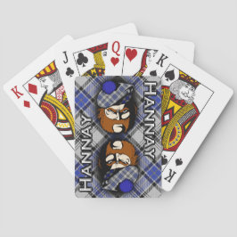Den skotska Klan Hannay Tartan Play Spelkort