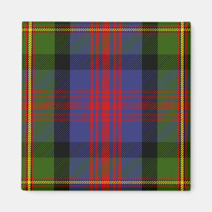 Den skotska Klan MacLennan Tartan Play Magnet