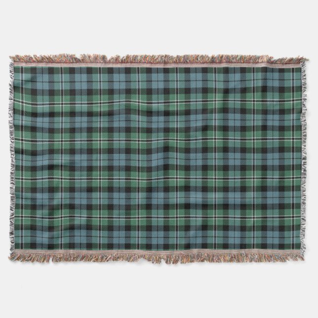 Den skotska Klan Melville Tartan Play Filt (Framsidan)