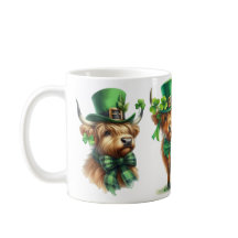 Den skotska kon St. Patrick's Day-gåva
