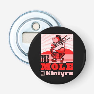 Den skotska säckpipe- leka molen av Kintyre leda i Flasköppnare