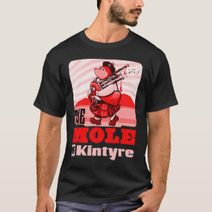 Den skotska säckpipe- leka molen av Kintyre leda i T Shirt