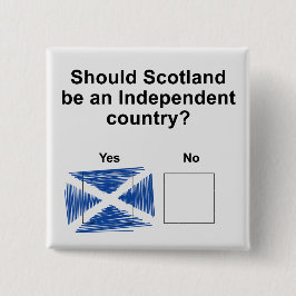 Den skotska självständighetfolkomröstningen knapp
