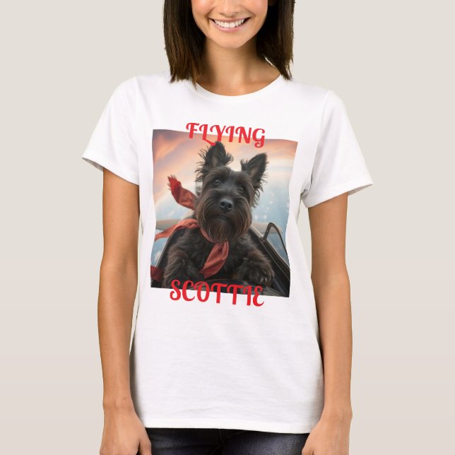 Den skotska terrier-Hund T Shirt (Framsida)