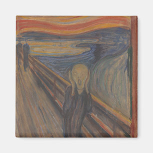 Den skräckens skräck från Edvard Munch 1893 Magnet
