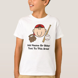 Den skräddarsy basebollspelaren lurar T-tröja T-shirt
