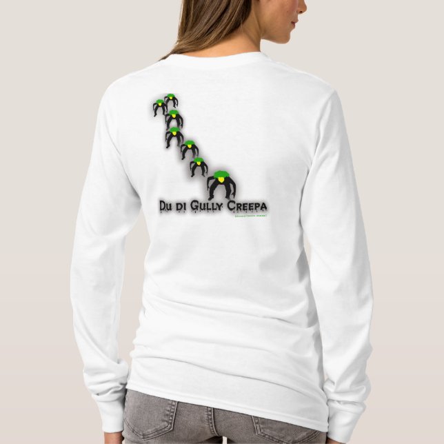 Den skräddarsy jamaikanska olympiska dansen - tee shirt (Baksida)