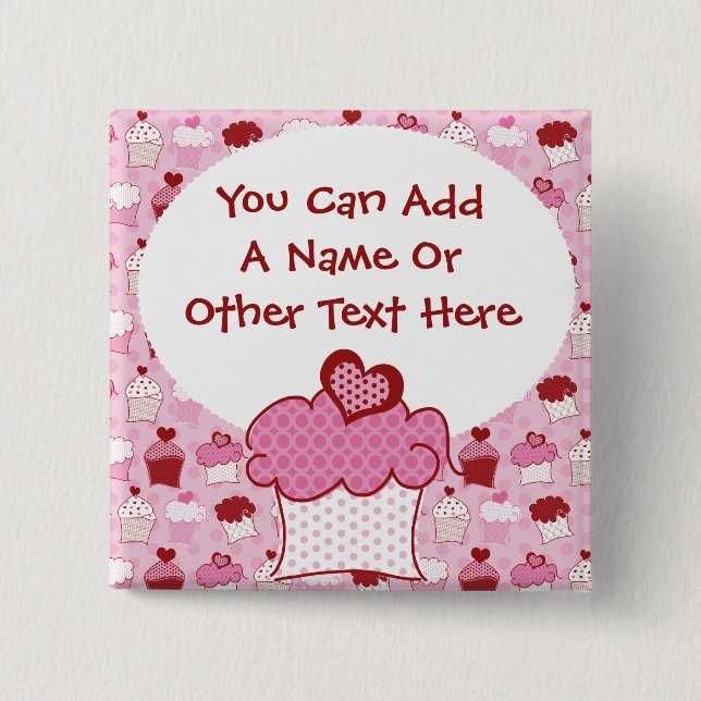 Den skräddarsy söta muffinen knäppas knapp (Framsida)