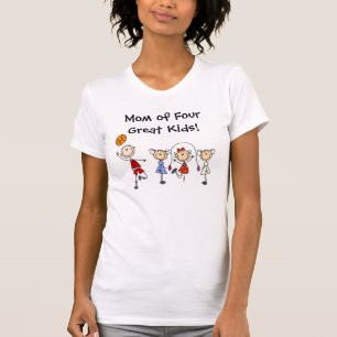 Den skräddarsy stick figur lurar familjT-tröja T-shirt