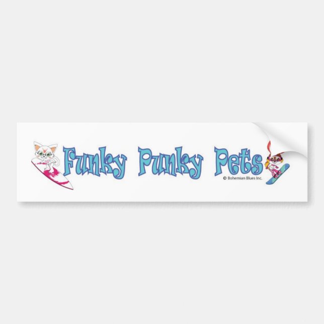 Den skraj punkyen daltar bildekalet bildekal (Framsidan)