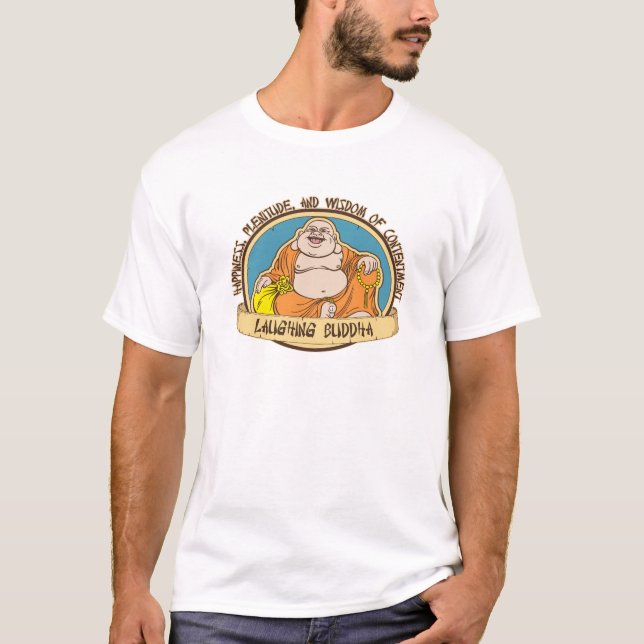 Den skratta Buddhaen T-shirt (Framsida)