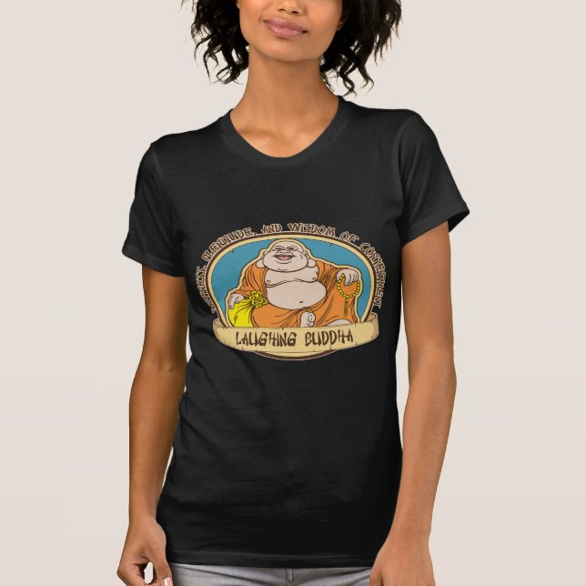 Den skratta Buddhaen Tee Shirt (Framsida)