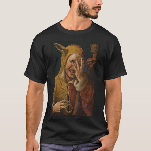 Den skrattande idioten skjortan t shirt (Framsida)