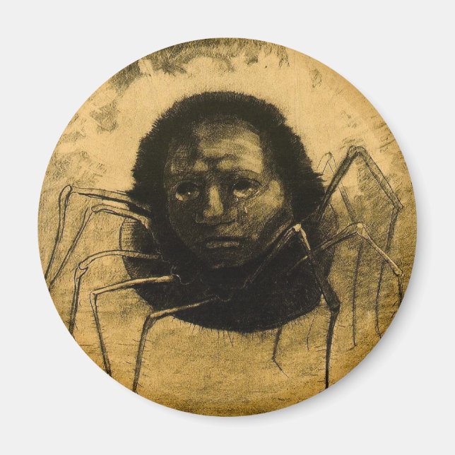 Den skriande spindeln magnet (Framsidan)