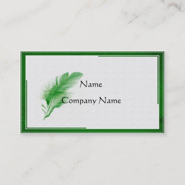 Den skriftliga ordvisitkorten visitkort (Framsida)