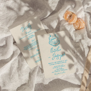 Den skrivna kummeln från Retro Hand plockade i ett Inbjudningar