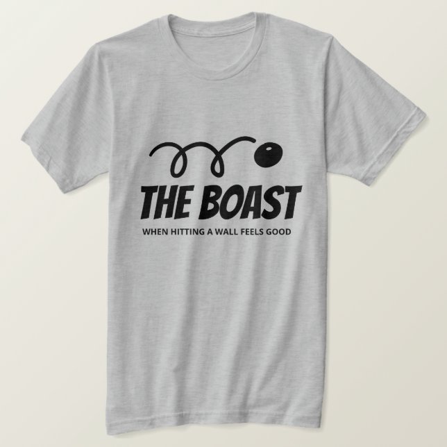 Den skrytsamma roliga squash-citat T-Shirt för spe (Design framsida)