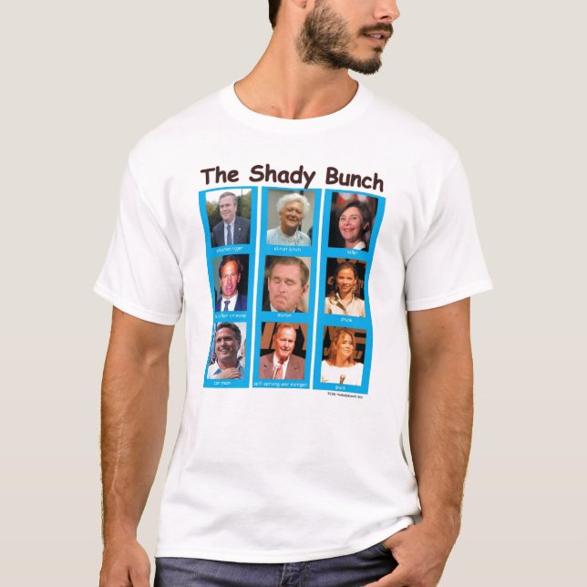 Den skuggiga gruppen t shirt (Framsida)