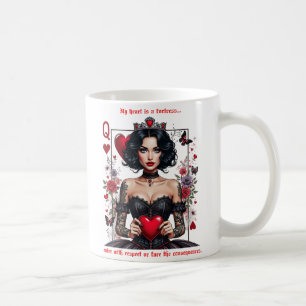 Den skyddade drottningen kaffemugg