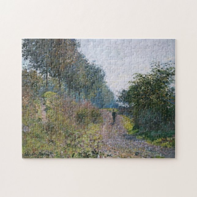 Den skyddade konsten Väg Monet Fine Art Pussel (Horisontell)