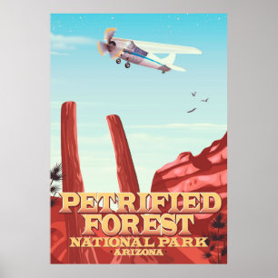 Den skyddade nationalparken Arizona. Poster