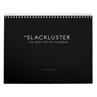 Den Slackluster Twitterkalendern 2012 Kalender