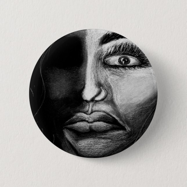 Den slågna väderkornet klämmer fast knapp (Framsida)